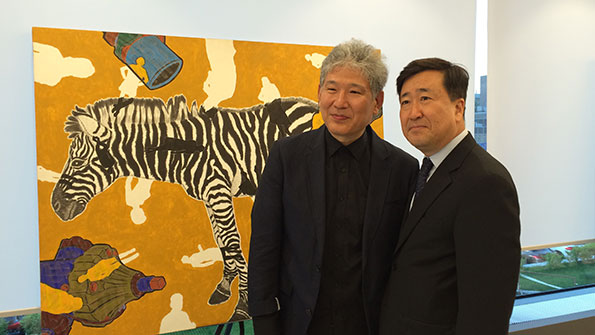 В HYUNDAI MOTORSTUDIO состоялось открытие выставки современного искусства