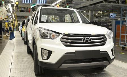 Российский завод Hyundai приступил к финальной стадии тестового производства компактного кроссовера Creta