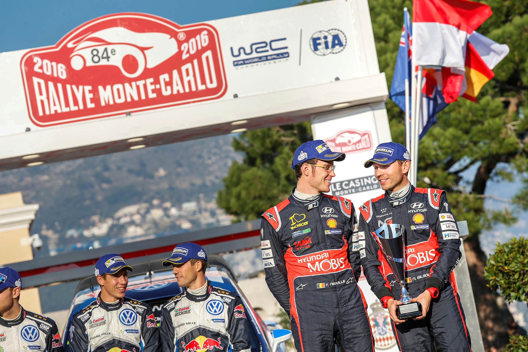 Hyundai Motorsport открыла сезон WRC-2016 подиумом Ралли Монте-Карло